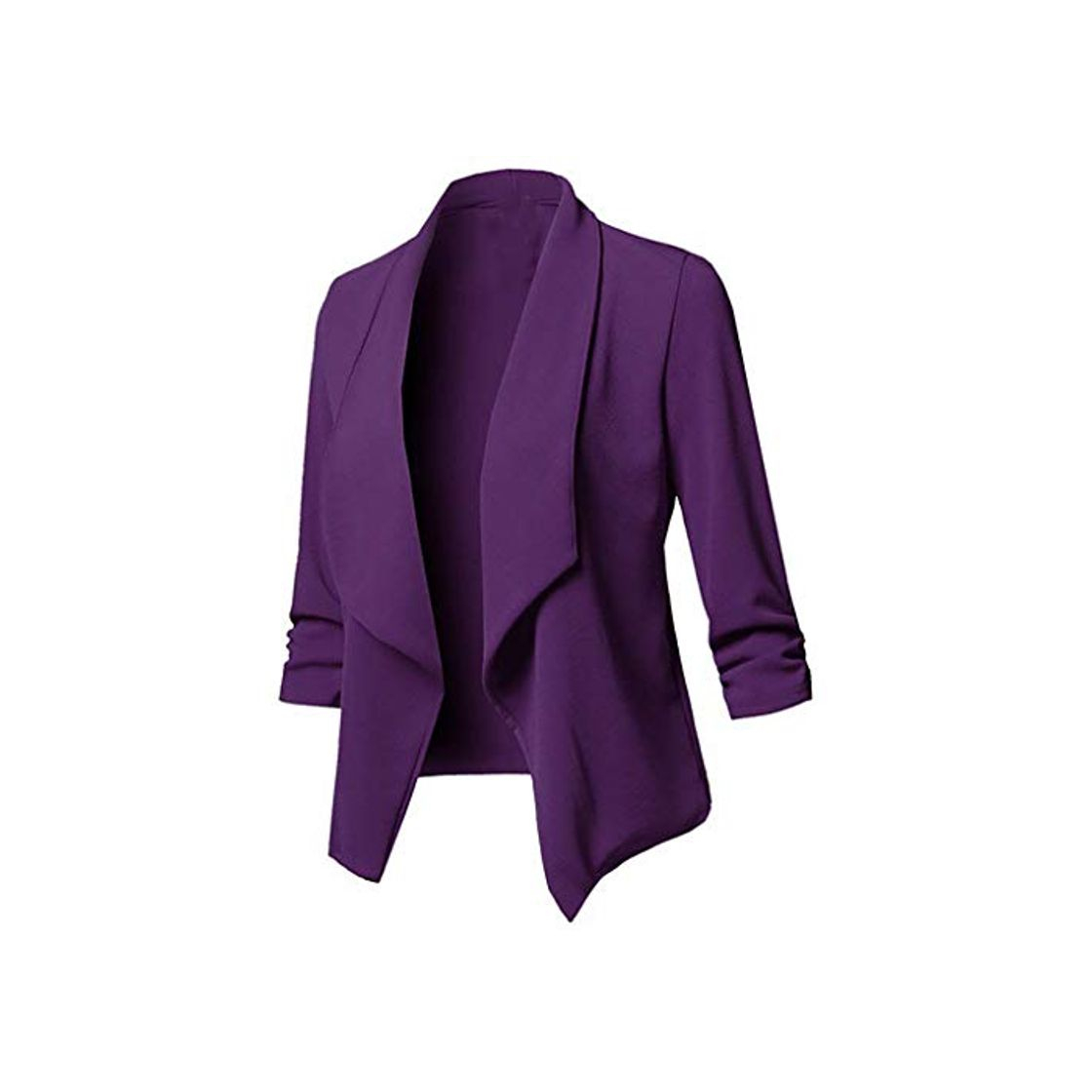 Social RISTHY Trajes Chaqueta Mujer Blazer Mangas Largas Primavera Invierno Abrigo Color Sólido Cardigan de Oficina Casual Traje de Chaqueta Negocio Tallas Grandes Blusa Tops