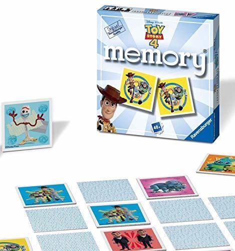 Ravensburger-21472 Ravensburger Disney Toy Story 4 Mini Memoria para niños a Partir