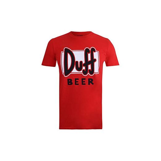 Simpsons Duff Beer Camiseta, Rojo