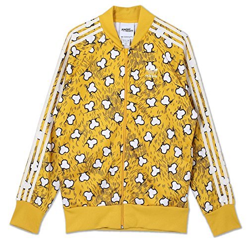 Lugar adidas Originals Jeremy Scott JS Bones TT Huesos Esqueleto Chaqueta m69820 Amarillo Amarillo