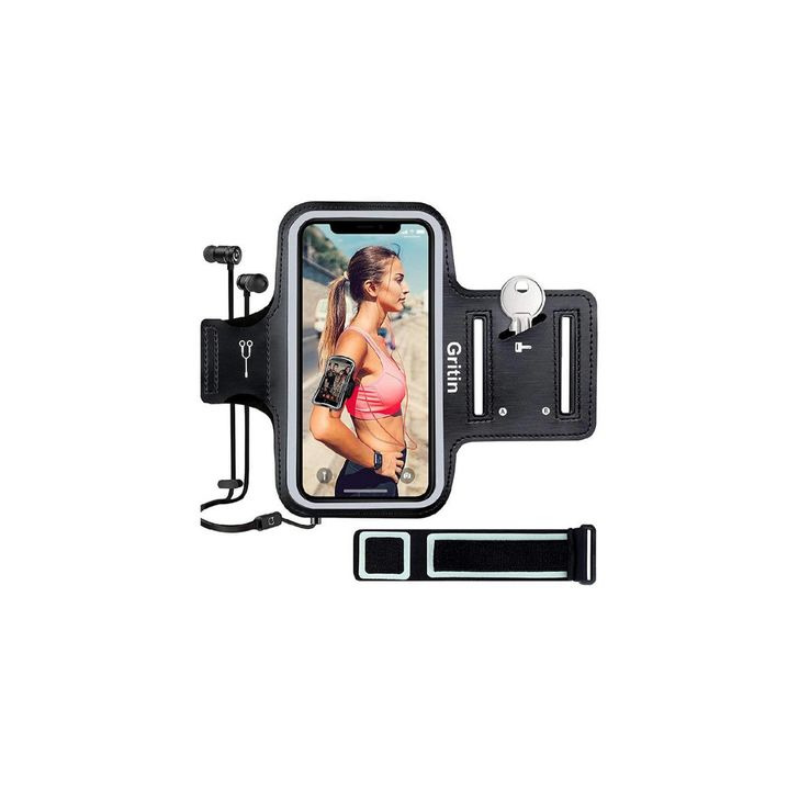 Social Gritin suporte telemóvel desporto.

