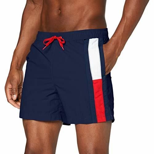 Tommy Hilfiger SF Drawstring Bañador, Azul