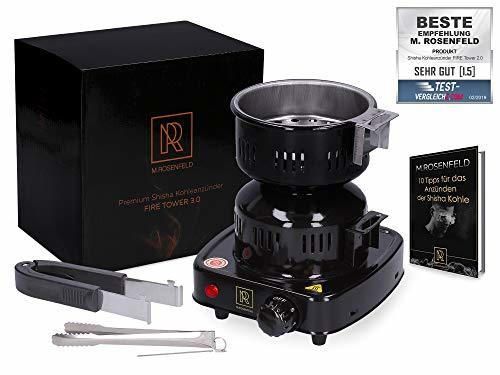 M. ROSENFELD Hornillo Eléctrico Cachimba Shisha – Cocina Hornillo Electrico con Rejilla