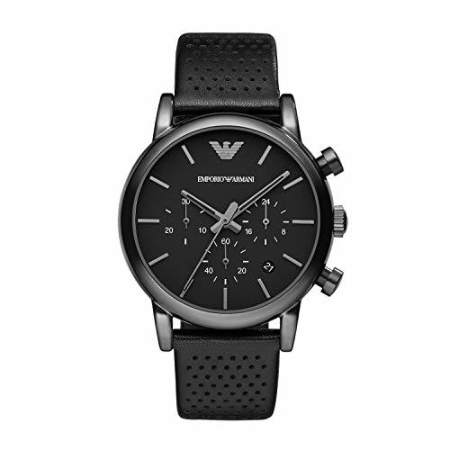 Fashion Emporio Armani Reloj para Hombre de Cuarzo con Correa en Cuero AR1737