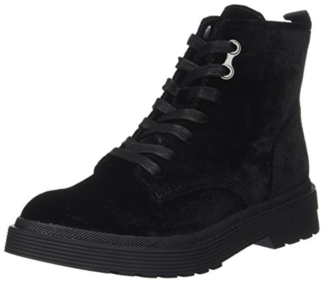 Product Calvin Klein Annie Velvet, Botas Militar para Mujer, Negro