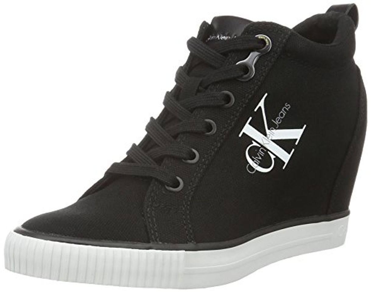 Product Calvin Klein Jeans Ritzy Canvas, Zapatillas Altas para Mujer, Negro