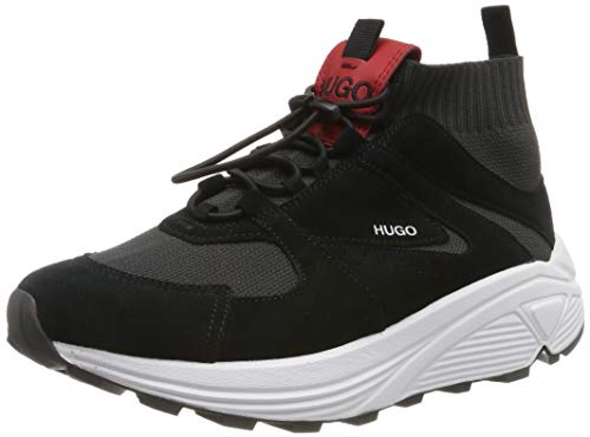 Products HUGO Horizon_Runn_Knit, Zapatillas para Mujer, Negro