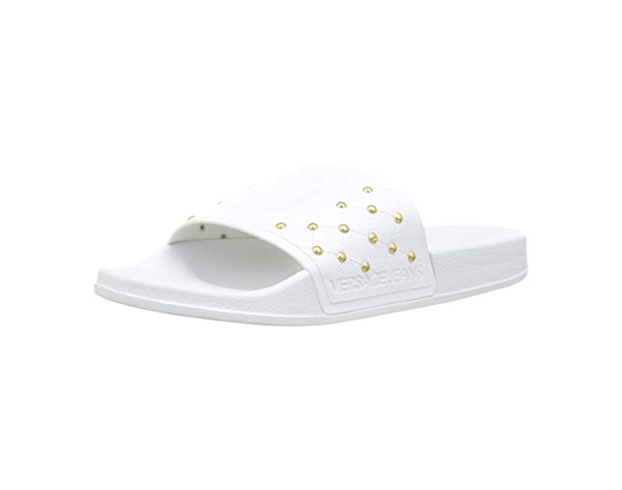 Producto Versace Jeans Couture Shoes, Chanclas para Mujer, Blanco