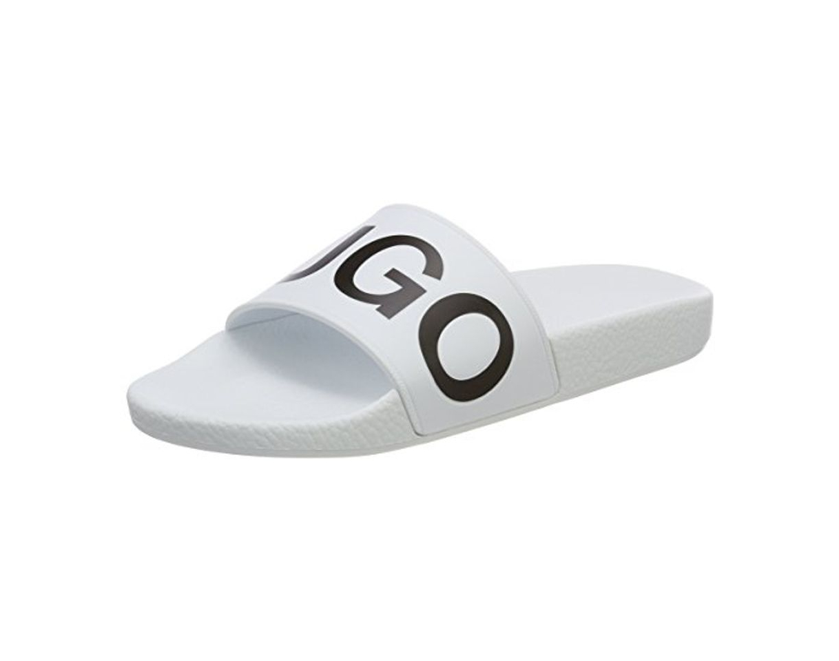 Products HUGO Timeout_Slip_RB, Mules para Mujer, Blanco