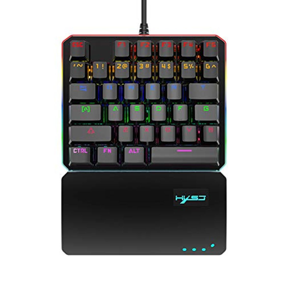 Products StyleBest - Teclado mecánico para juegos con una sola mano, interruptor azul,