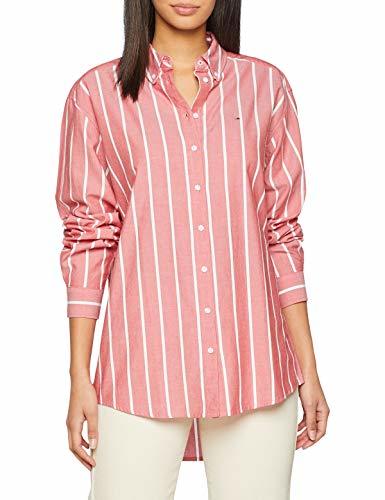 Producto Tommy Hilfiger Soft Touch Stripe Shirt Blusa, Rojo