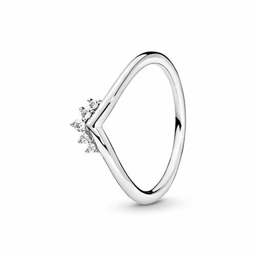 Social Pandora Mujer  plata    Anillos Apilables 198282CZ-56
