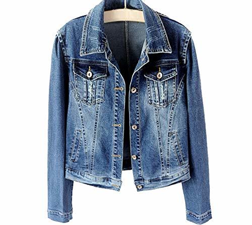 Producto Bomber Short Denim Chaquetas Streetwear Stretch Jeans Chaqueta Jaqueta Jeans Abrigo Mujer