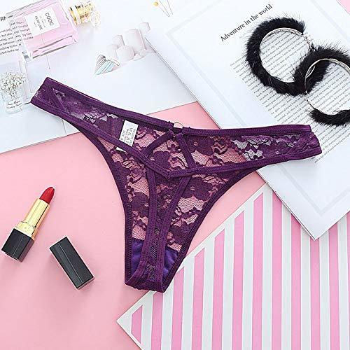 Moda GZGJNK Mujeres Sexy Tanga Vendaje Tangas Ropa Interior Transparente Tangas Ropa Interior