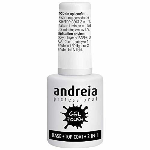 Social Andreia Professional Gel Polish Base y Top Coat Capa Superior 2 en