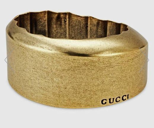 Gold Resin Round Metal Effect Bracelet