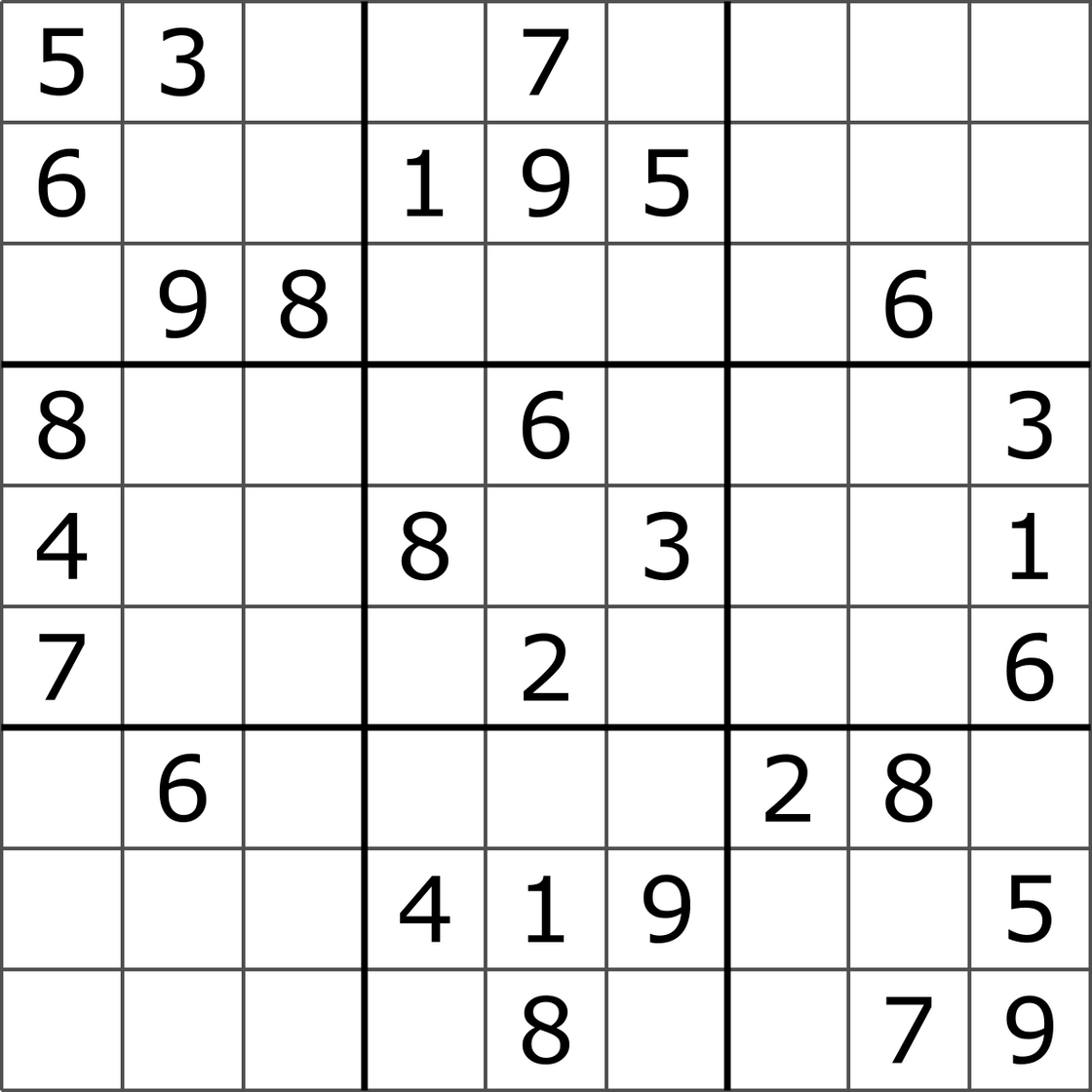 Videogame Classic Sudoku