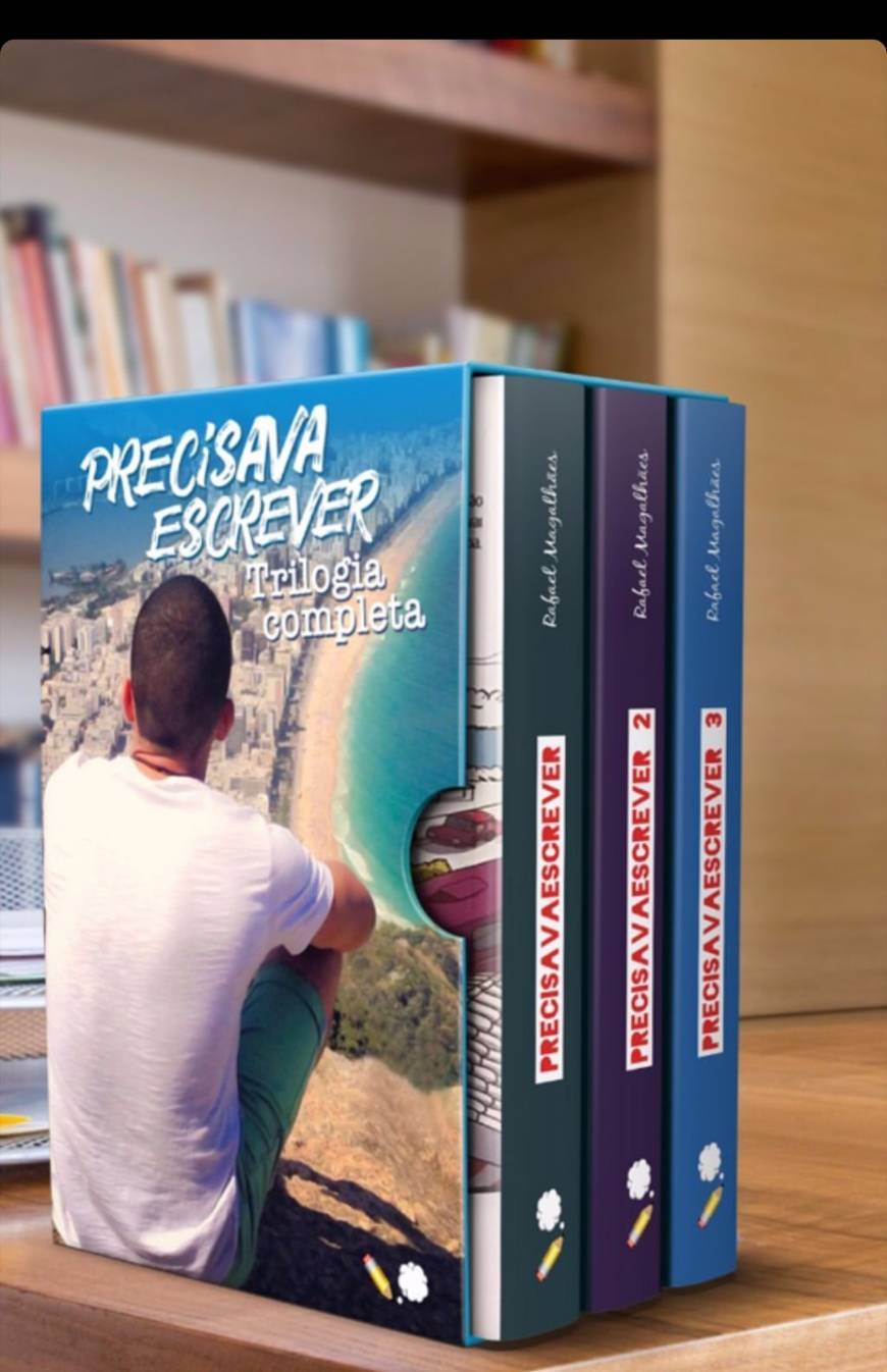 Books Precisava escrever- Box com a trilogia 