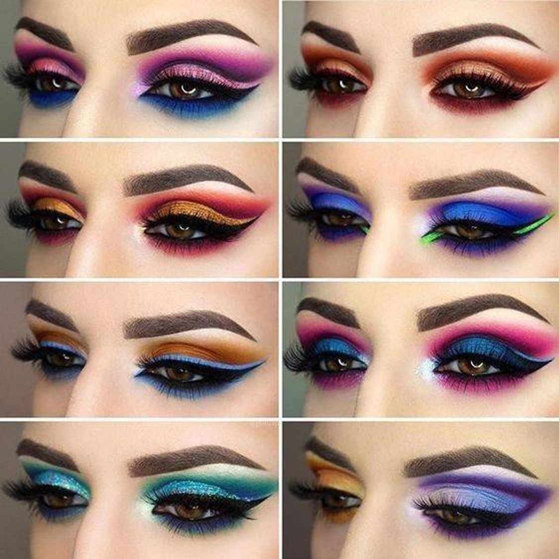 Moda Inspirações de maquiagem para os olhos 