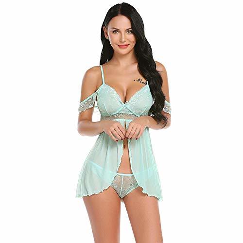 Producto FONXOS Conjunto Sexy Conjuntos De Lencería Encaje Lencería Sexy para Mujeres Encaje