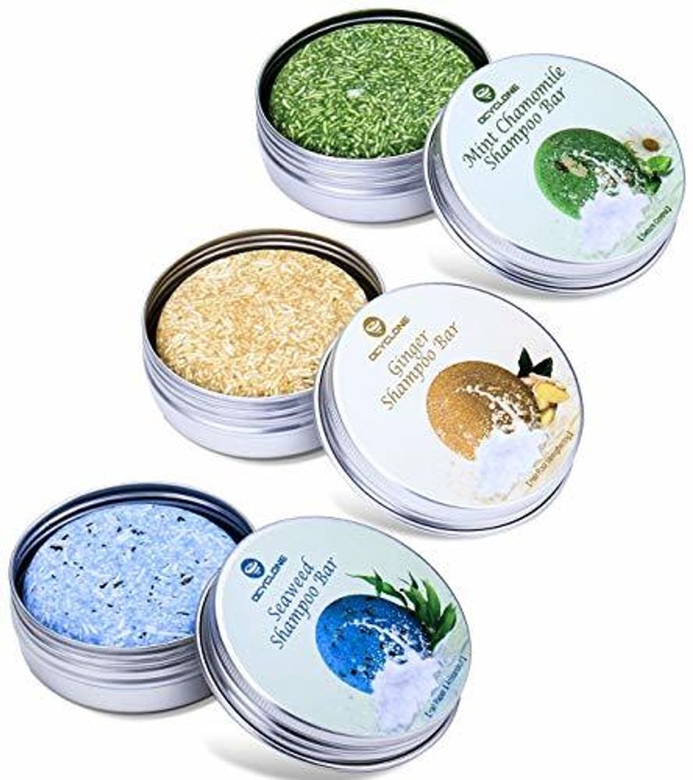Social OCYCLONE Champú Sólido 3 PACK