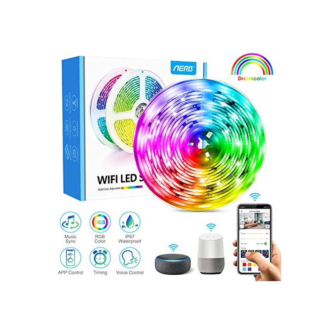 Social Aerb 5M WIFI Tira LED Smart