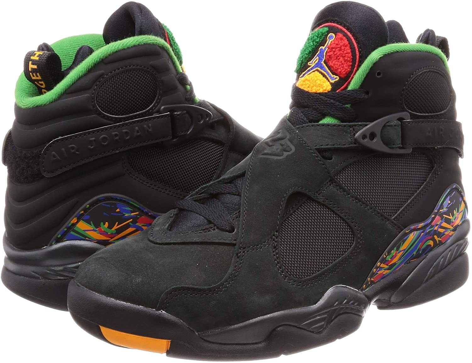 Place Jordan Air 8 Retro, Zapatillas de Deporte para Hombre, Multicolor