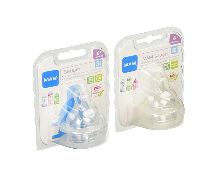 Productos MAM Babyartikel - Pack de 4 tetinas