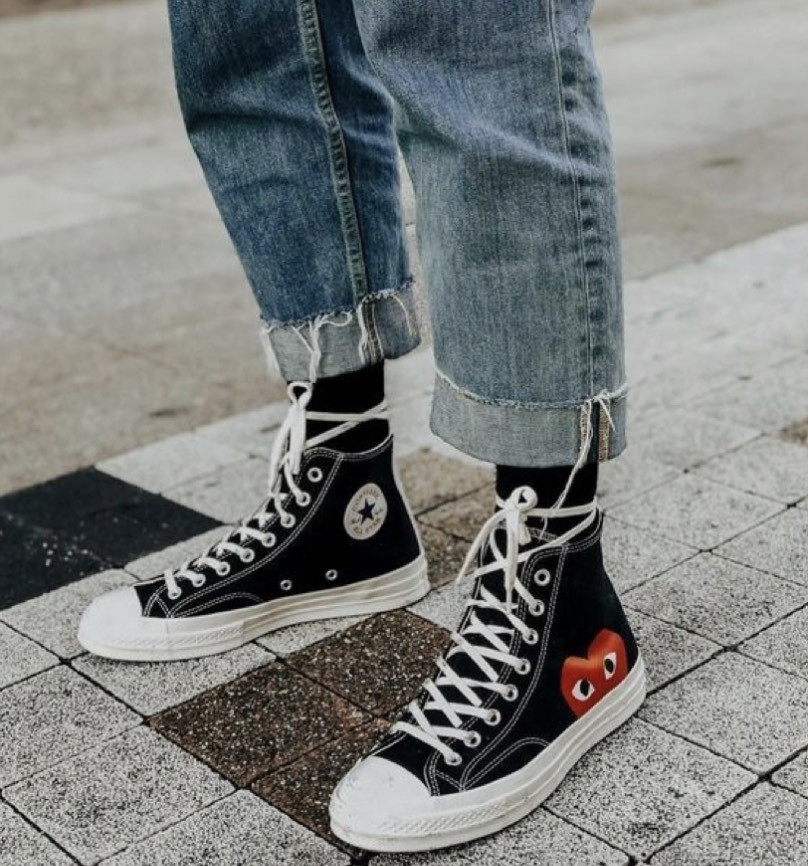 Social Converse Chuck Taylor All Star Hi, Zapatillas Altas Unisex adulto, Negro