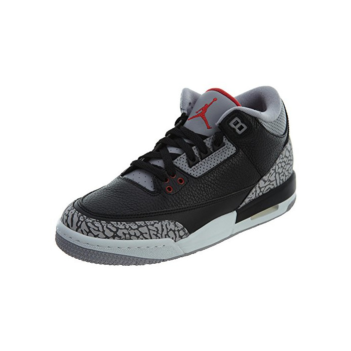 Social Nike Zapatillas Air Jordan 3 Retro Black Cement Para Hombre EN Cuero