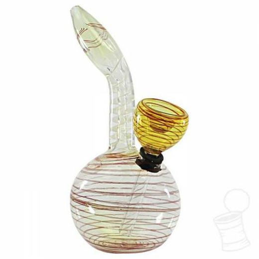 Mini bong color changing spiral