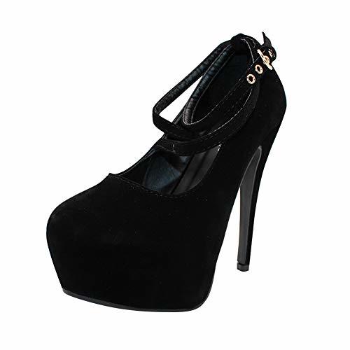 Social Yudesun Mujer Zapatos de tacón Plataforma