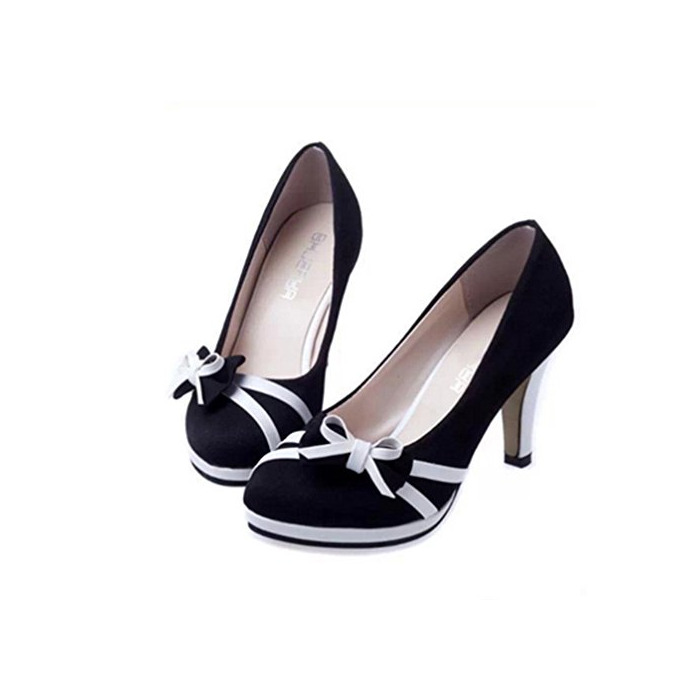 Social ¡Oferta de liquidación! Zapatos de tacón redondo de moda de primavera de