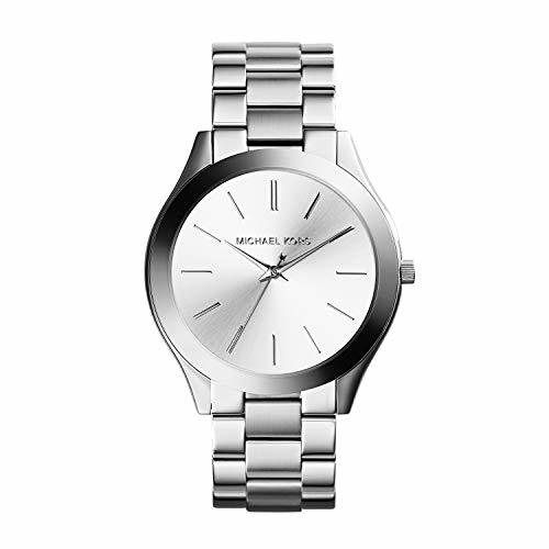 Social Michael Kors Reloj Analógico para Mujer de Cuarzo con Correa en Acero