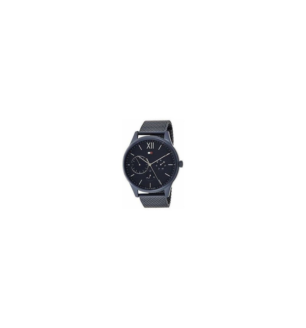 Social Tommy Hilfiger Reloj Multiesfera para Hombre de Cuarzo con Correa en Acero