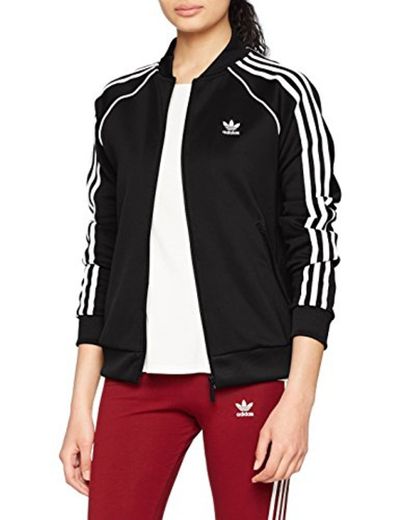 adidas SST TT, Sudadera para Mujer, Negro