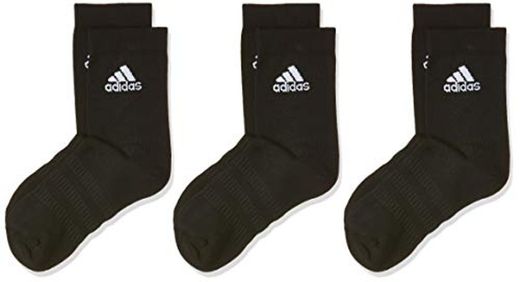 adidas Light Crew 3pp Calcetines, Unisex Adulto, Black