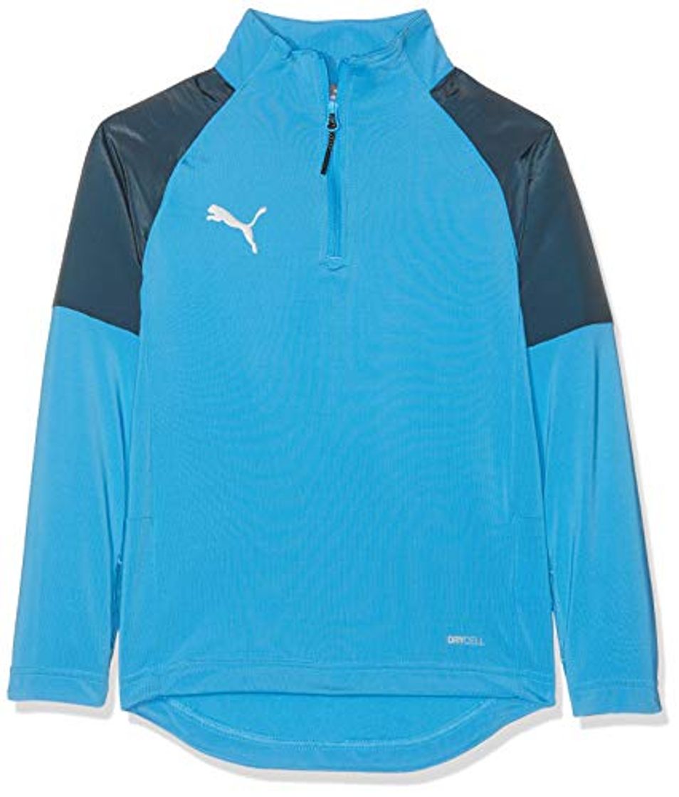 Social PUMA ftblNXT 1/4 Zip Top Jr Chaqueta De Entrenamiento, Unisex niños, Azul