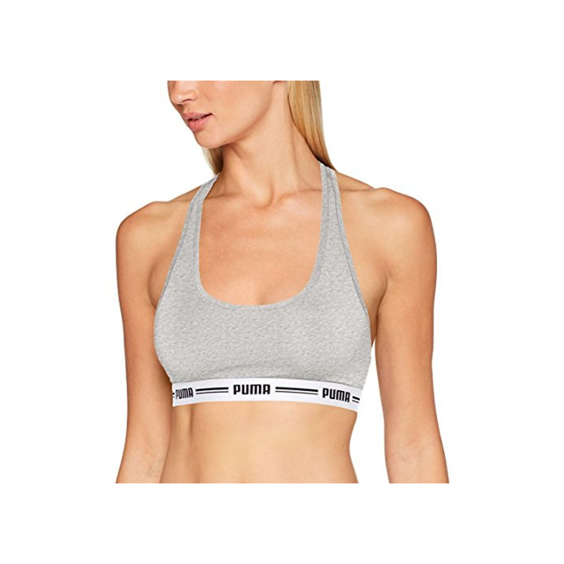 Social PUMA Iconic Racer Back Bra 1P E-Com Ropa Interior