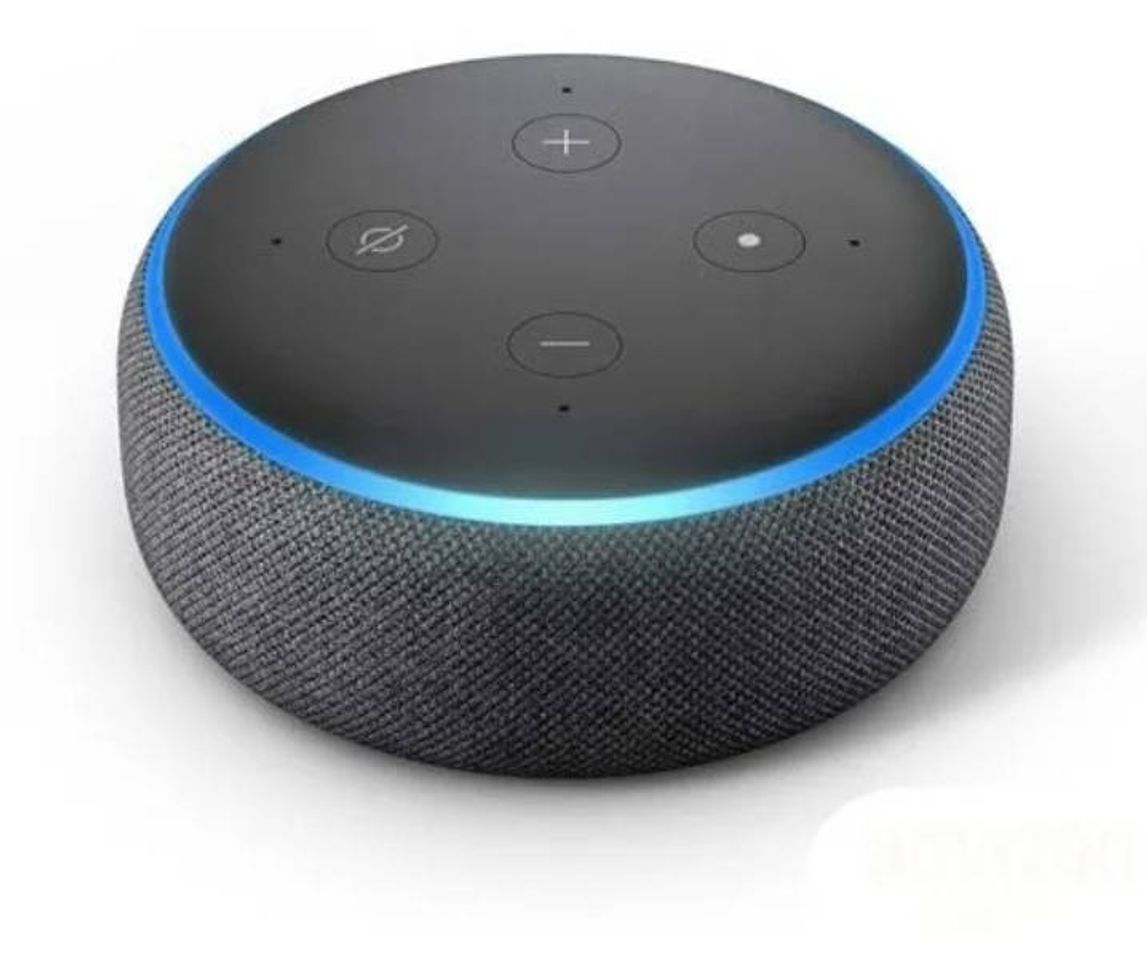 Fashion Smart Speaker Amazon Alexa Preto - Echodot 3 Echo Dot 3 Novo