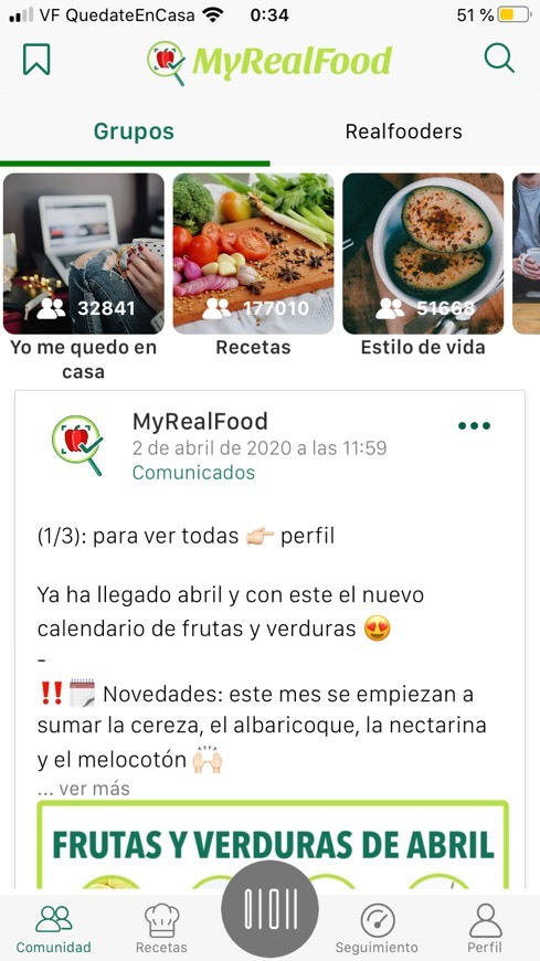 App MyRealFood