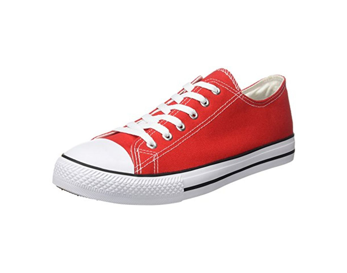 Social Beppi Canvas, Zapatillas de Deporte para Hombre, Rojo