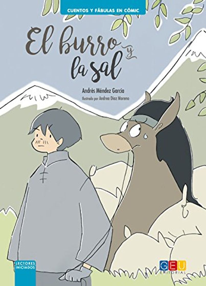 Libro Cuentos y fábulas en comic El burro y la sal