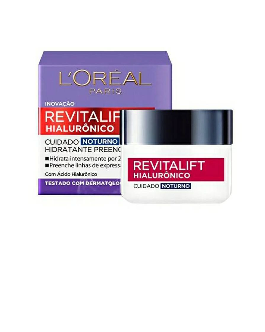 Moda Creme Anti-idade L'Oréal Paris - Revitalift Hialurônico Noturno ...