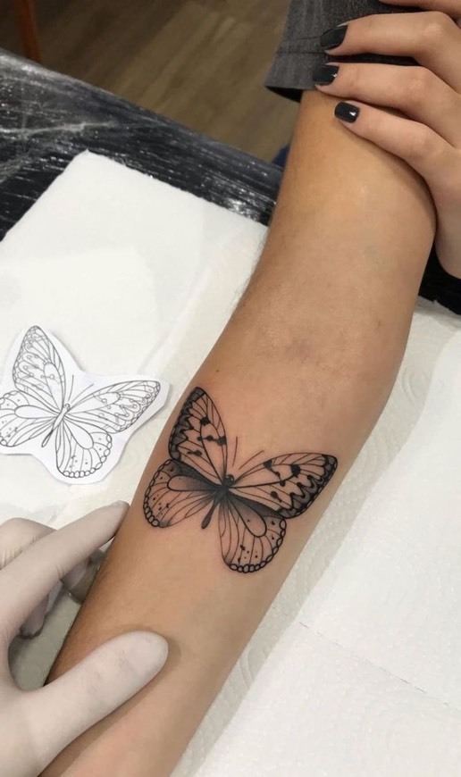 Tatto borboleta 