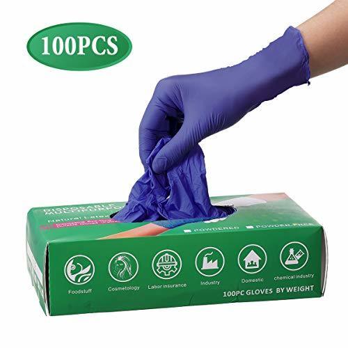 Productos gracosy Guantes Desechables 100 PCS Guantes de Nitrilo sin Polvo Aséptico –