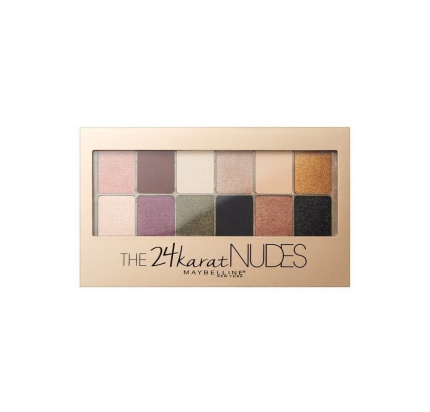 Producto 
MAYBELLINE NEW YORK
The 24 Karat Nudes Paleta de Sombras

