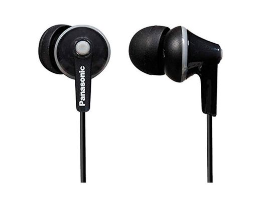 Panasonic RP-HJE125E-K Auriculares Boton con Cable In-Ear