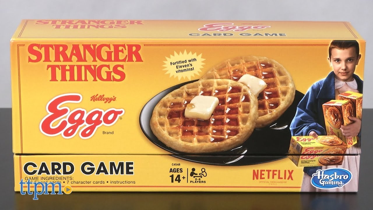 Product Hasbro Stranger Things Eggo Naipes