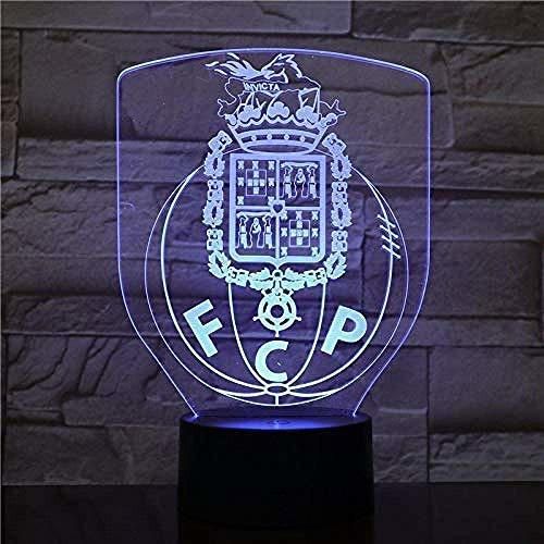 3D Phantom Light Led Futebol Clube Do Porto Illusion Fc Porto Soccer